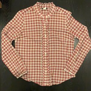 J.Crew plaid long sleeve
